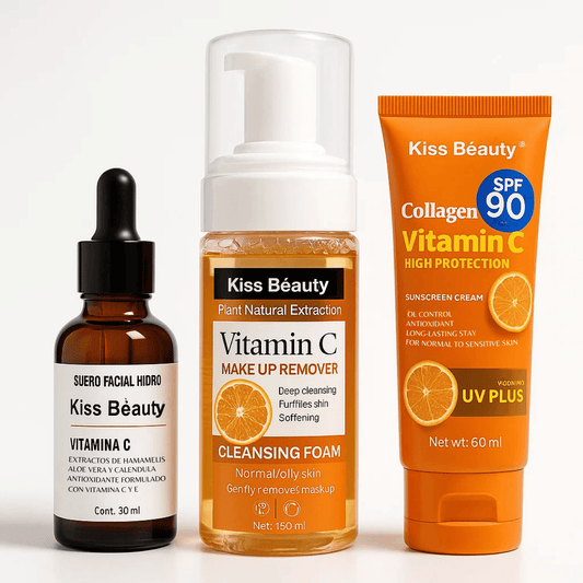 KIT ANTIOXIDANTE: Repara, Rejuvenece y Elimina Manchas +Bloqueador Solar GRATIS